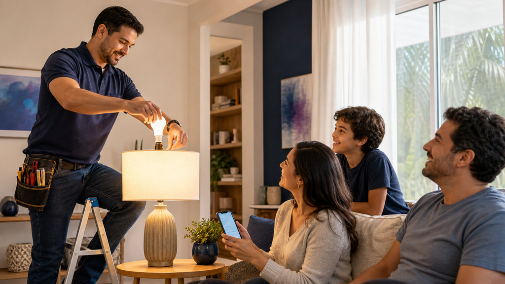 Positivo Casa Inteligente Smart Lâmpada Wi-Fi 9 W com bocal E27.