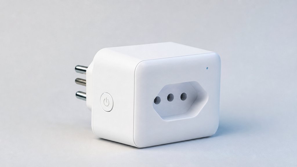 Plugue inteligente Wi-Fi TP-Link Tapo P110 com monitoramento de energia.