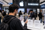 Cliente comparando iPhone 18 e S26